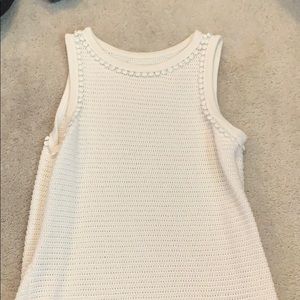 Loft sweater material tank top XS